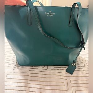 kate spade Turquoise Tote Bag Purse